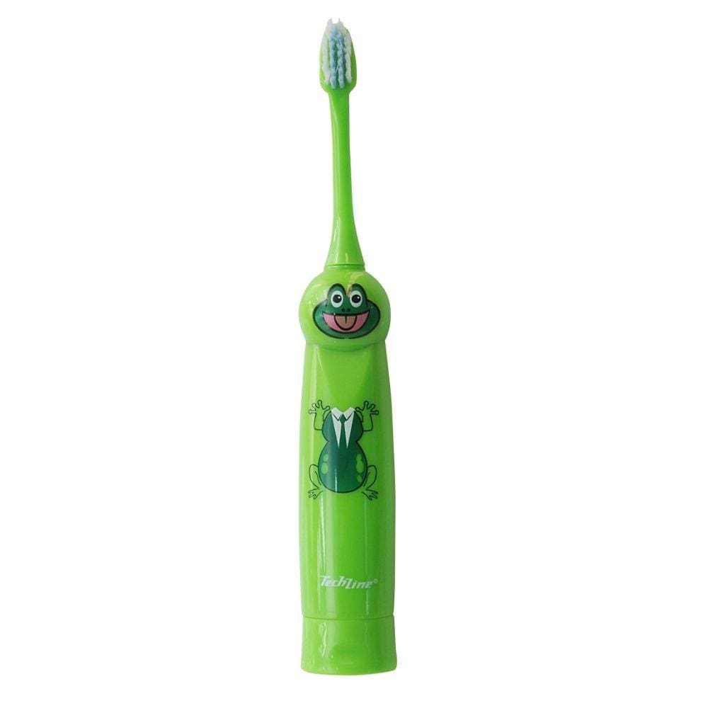 Escova Dental Eda Kids Verde Sapo Techline