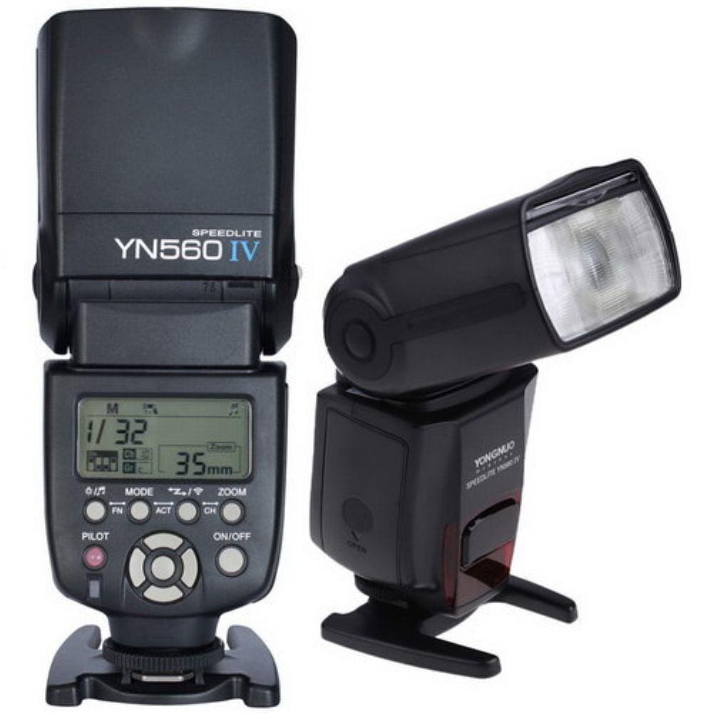 Flash Yongnuo Yn 560Iv Yn560 4 Compatível Para Câmeras Canon Ou Nikon Preto